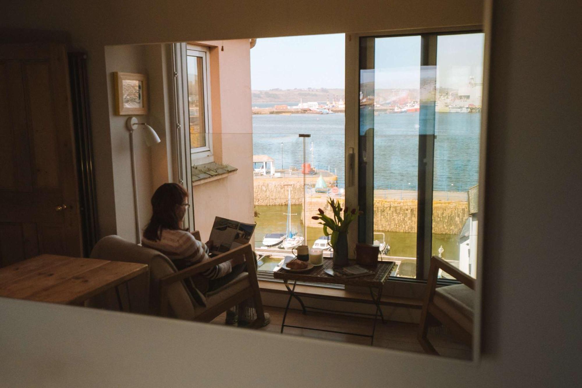 Breathtaking Harbourside Views With Parking At 'Harbour Strand' Falmouth Exterior foto